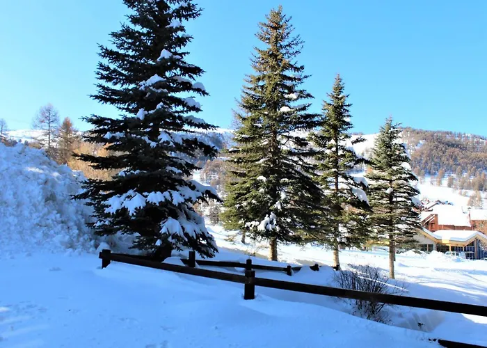 Appartement Cosy A Risoul 1850 : 2 Pieces, Coin Montagne, 6 Couchages, Ski Aux Pieds, Terrasse Sud - Fr-1-330-125